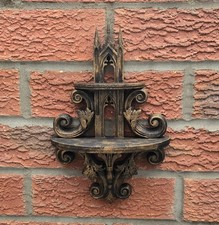 Gothic double arch shelf - double,