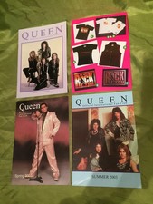 3 x OFFICIAL QUEEN INTERNATIONAL FAN CLUB MAGAZINE 2003 FULL YEAR MINT CONDITION