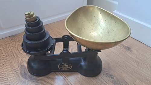 Vintage salter scale with - salter,