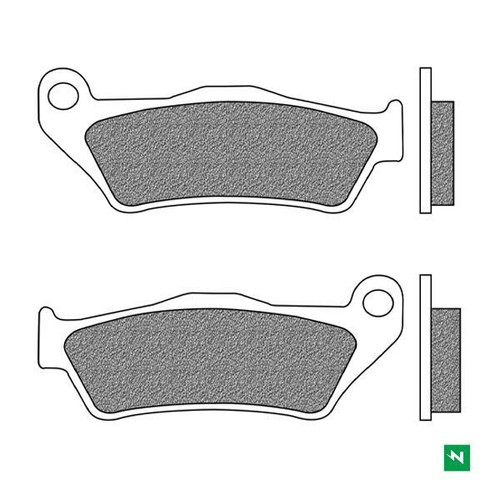 Rear brake pads for - brake,