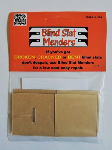 Blind slat menders for - slat, damaged