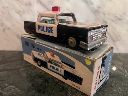 Vintage tin highway patrol - vintage,