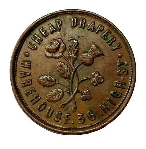 Belfast 19thc farthing token - belfast,