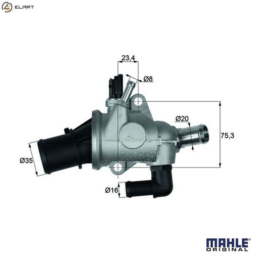 Thermostat coolant 174 88 - coolant, ti
