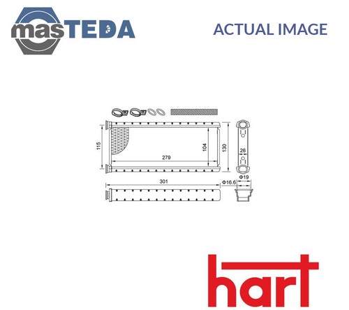 645 455 heater radiator - 645,