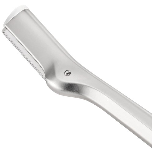 Stainless steel brow razor - steel,