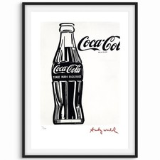 Andy Warhol Signed - Cola Bottle - Certificate. 