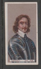 CIGARETTE CARDS Wills 1902 Kings & Queens of England - #40 Cromwell