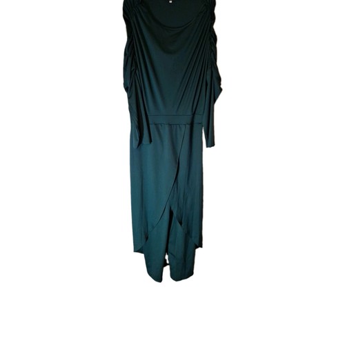 2xl dark green ruched - 2xl,