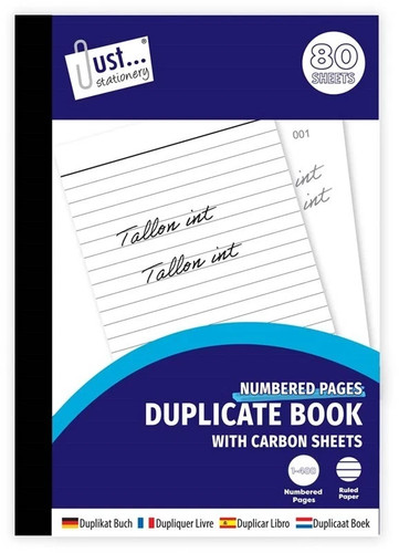 Duplicate book invoice - a5,