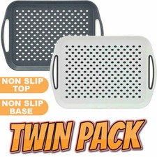 2 x Anti-Slip Plastic Serving