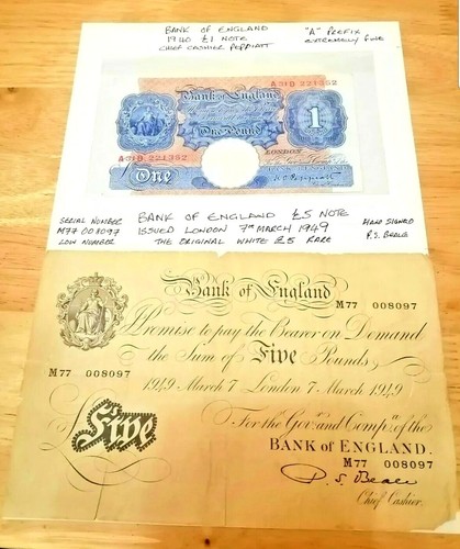 Rare 1949 white - white, note
