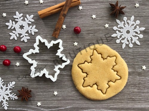 Snowflake xmas cookie cutter - snowflake,