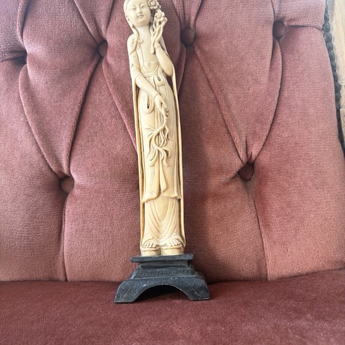 Vintage ivory resin - resin, asian