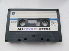 Vintage  TDK  AD -120 Cassette Tape  (used home recorded)