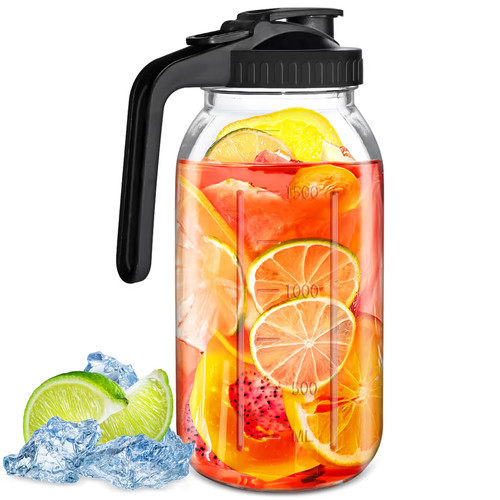 Glass water jug - glass,
