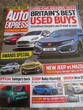 AUTO EXPRESS 2023 BRITAIN'S BEST USED BUYS JEEP V MAZDA BABY HYUNDAI BYD SEAL TW