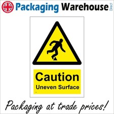 SIGN Caution Uneven Surface