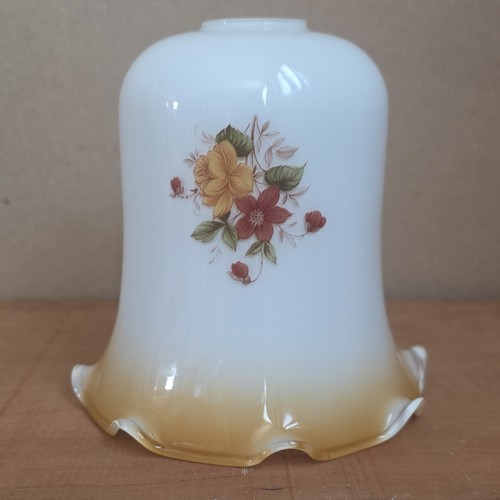 Vintage hand painted glass - hand,