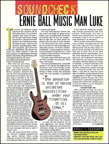 Ernie ball music man luke - ball,
