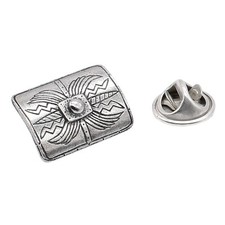 Roman Shield Pewter Lapel Pin