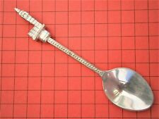 SA103*) Vintage modelled 3D London Big Ben clock tower souvenir Collectors spoon