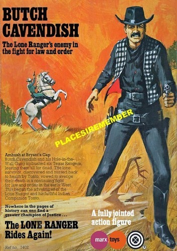 Lone ranger marx toys butch - ranger,