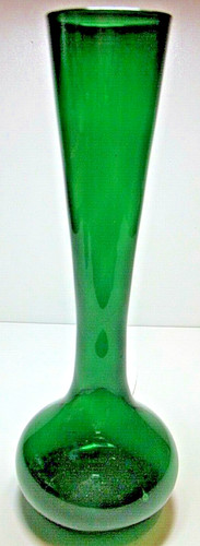 Victorian green glass - green, bud