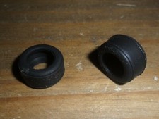Scalextric 2 new super grippy small slick car tyres SUPERB Mini F1 front etc. A