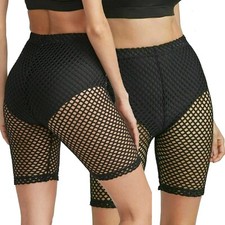 Ladies Fishnet Mesh Short High