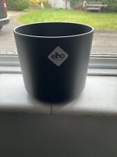 ELHO ANTHRACITE  DARK GREY  PLANT POT PLANTER 14cm B For Soft DESIGN 1.6 Litre