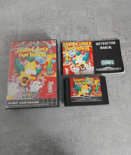 Sega megadrive krustys super - krustys,
