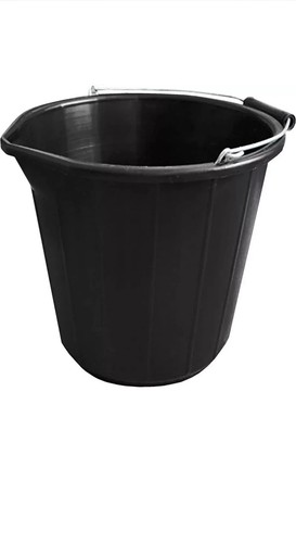 Small black round plastic - 14,