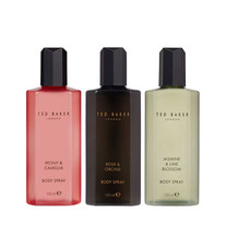 Ted Baker Body Spray Collection , Rose & Orchid, Peony & Camellia,Jasmine & Lime
