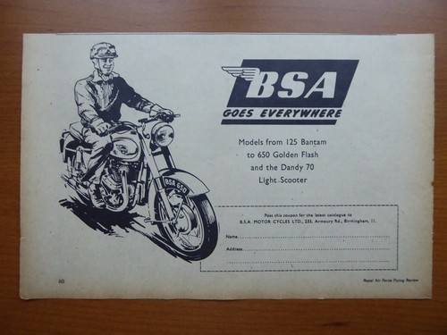 1957 pub bsa motorcycle moto - motorcycle,