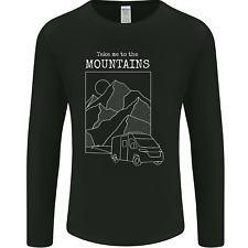 Take Me To Mountains RV Camper Caravan Mens Long Sleeve T-Shirt