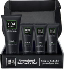 Tiege Hanley Mens Skin Care Set, Essential Skin Care Routine for Men System 1 -