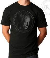 PAUL WELLER of The Jam , Style Council , MOD Cool Coin T shirt by V.K.G.