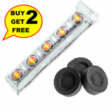 Charcoal Incense Disks Hookah Shisha Resin Swift Lite Large 33mm Quick Lighting
