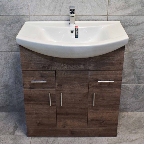 750mm vanity walnut - walnut, finish