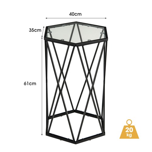 Coffee table hexagonal - table,