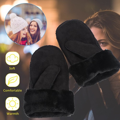 Winter lady mittens warm - lady,