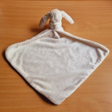 Jellycat Bashful Bunny Blanket Soft Toy Soother Baby Comforter Cream White