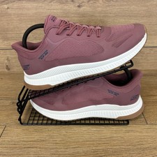 Skechers Bobs Shoes Women’s Size UK 7 Slip Ins Hands Free Mesh Pink Walking
