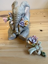 TUSKERS ELEPHANT FIGURINE ‘LOVE IS..A BUNCH OF LOVE’ BY COUNTRY ARTISTS 2004