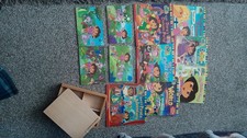 Dora the explorer wooden jigsaws and book joblot/bundle