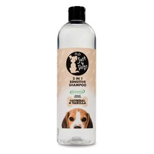 Just 4 Dogs 2in1 Shampoo Sensitive Oatmeal 500ml - Gentle Soothes & Cleans Coat