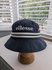 Ellesse heritage navy blue Bucket Hat 100% cotton 58cm