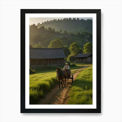 Thailand horse drawn cart - -,
