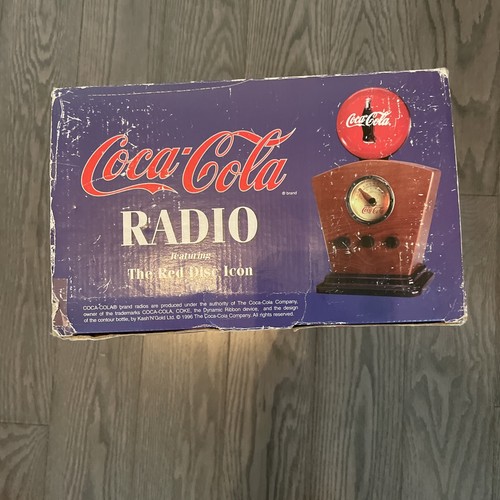 Vintage coca cola fm wood - am/,